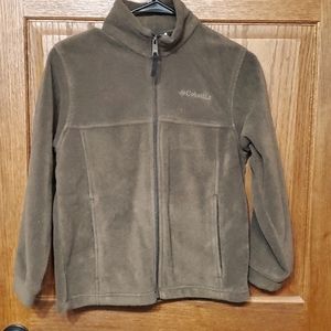 Youth Brown Columbia Fleece Jacket.